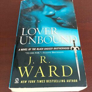 Lover Unbound by J R Ward - 5th in the BDB Series - Good Condition